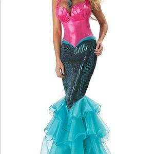Mermaid sequin Halloween costume dress